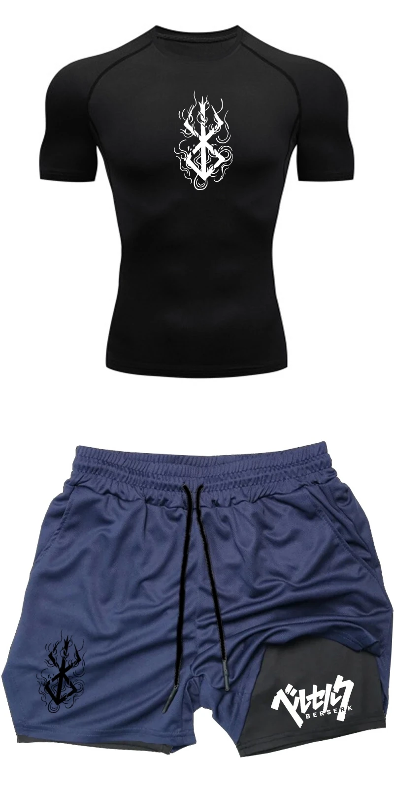طقم رياضي صيفي للرجال للتدريب  - مراجعة Compression Shorts Athletes وسعره